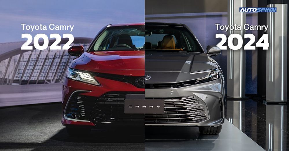 Toyota Camry 2022 vs 2024