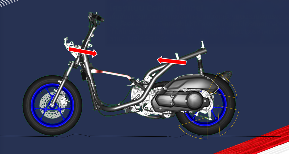 Yamaha Center Tunnel frame