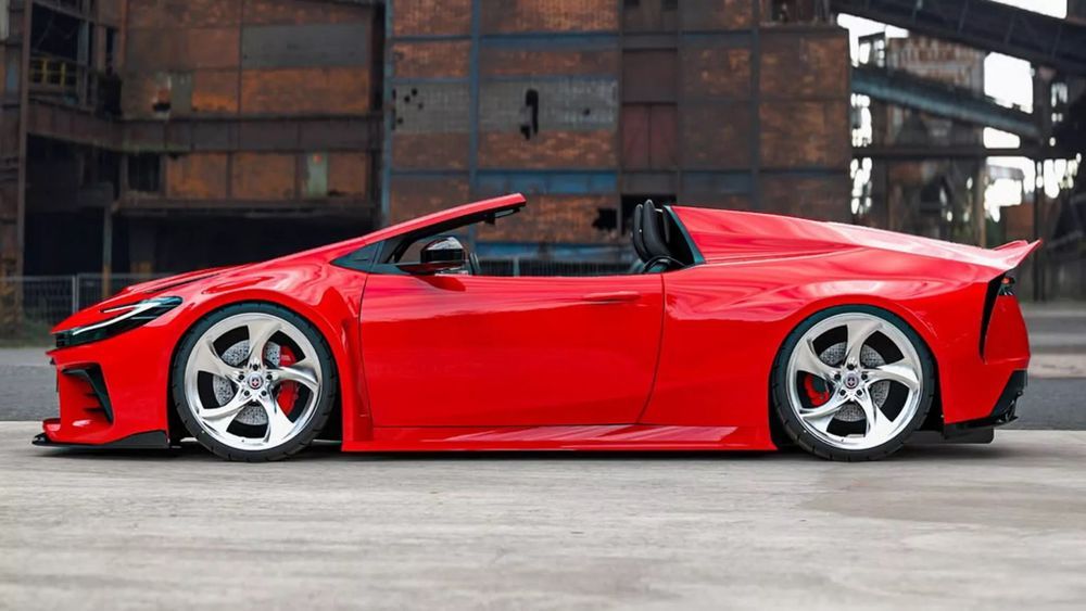 Toyota Prius Roadster ด้านข้าง