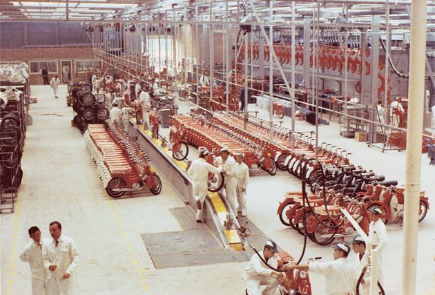 Honda Motorcycle factory in Belgium