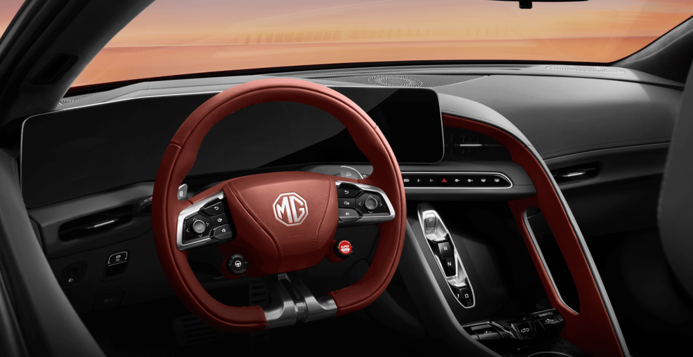 MG CYBERSTER INTERIOR DESIGN