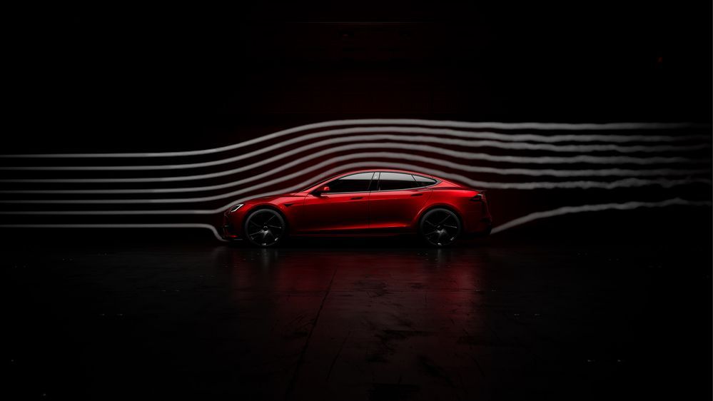 Tesla Model S 2025 Aerodynamics