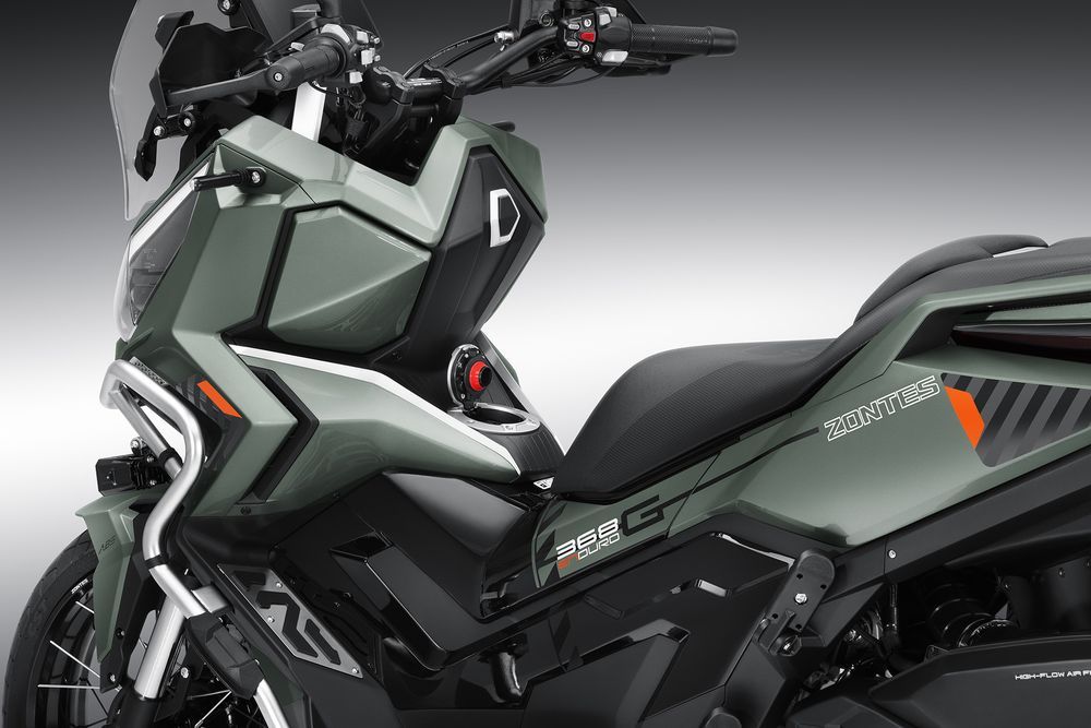 Zontes 368G Stone Green สีเขียว