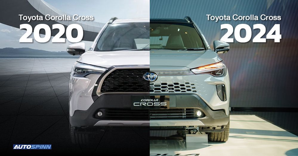 Toyota Corolla Cross 2020 vs 2024 Cover 