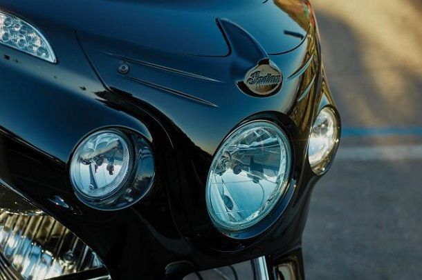 Indian Chieftain Limited headlight