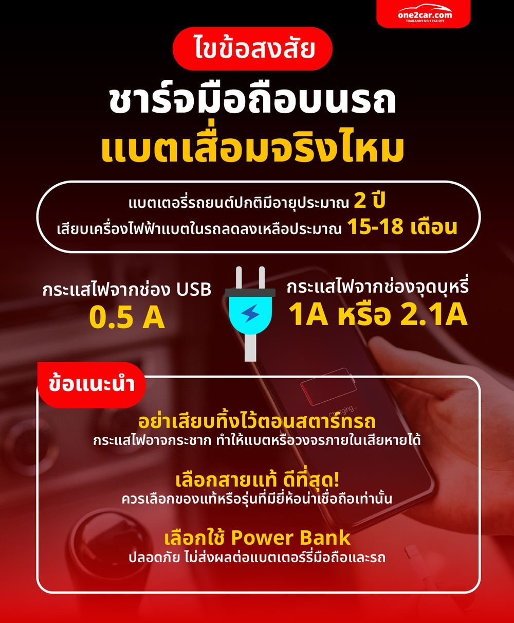 ชาร์จแบตบนรถทำให้แบตเสื่อมจริงไหม