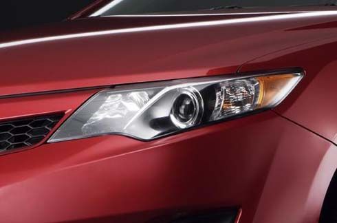 All-New Toyota Camry โฉมปี 2012 เวอร์ชั่นมะกัน โชว์ไฟหน้า ภาพผ่านทีเซอร์