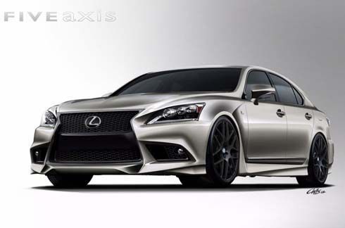 โมดิฟายด์ 2013 Lexus LS 460 F Sport อีกขั้นความสปอร์ตโดยสำนัก Five Axis