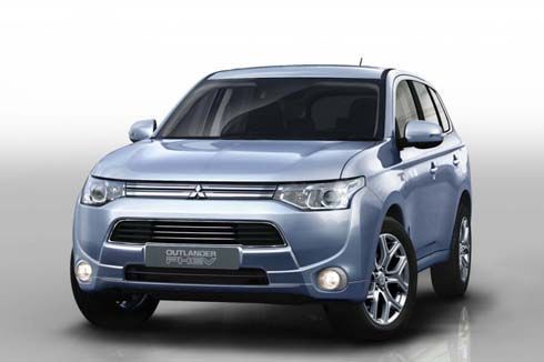 Mitsubishi จ่อโชว์ตัว Outlander PHEV รถ plug-in hybrid ที่ปารีส ขายปีหน้า!