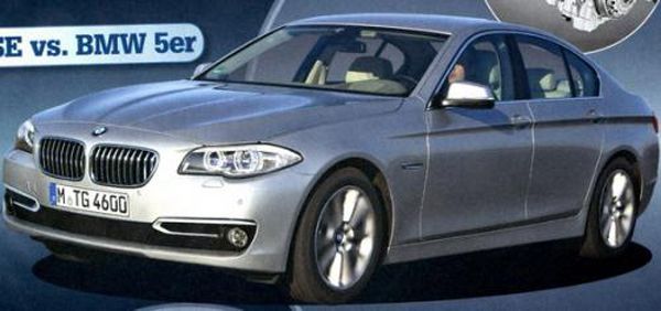 2014 BMW 5-Series มิดไซส์ซีดานรุ่นปรับโฉมโผล่บนหน้าปกนิตยสาร