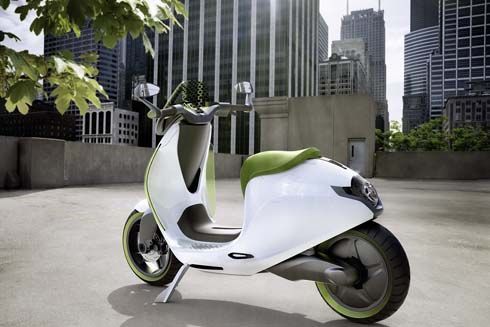 Smart eScooter Concept สองล้อไฟฟ้า ได้รับไฟเขียวขึ้นสายการผลิต จ่อลงตลาดปี 2014