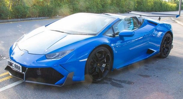 2015 Lamborghini Huracan โชว์ลีลาดริฟท์ถ่ายโฆษณา