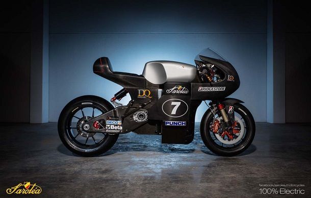 เผยโฉม 2015 Saroléa SP7 รถซูเปอร์ไบค์พลังงานไฟฟ้าสำหรับการแข่งขัน ไอส์ ออฟ แมน