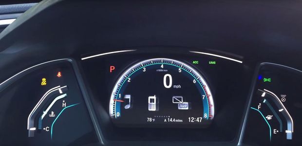 ชมมาตรวัดดิจิตอลในฮอนด้า ซีวิค เจนเนอเรชั่นใหม่!