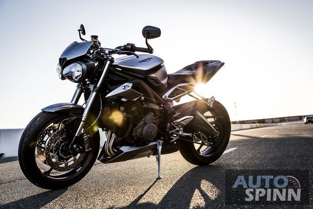 เปิดตัว Triumph Street Triple765 สามรุ่นย่อยม้าสูงสุด 123 ตัว