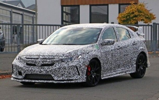 ตัวแรงกำลังมา !! Honda Civic Type R รุ่นใหม่ เริ่มออกวิ่งทดสอบบนถนนจริง พร้อมตัวถังแบบพรางตัว