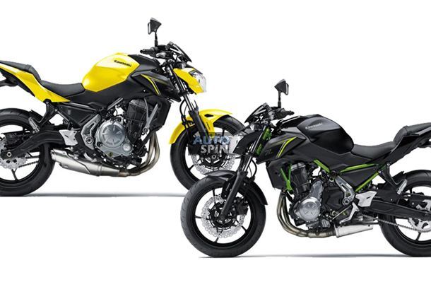 2018 Kawasaki Z650 เหลืองจี๊ด เขียว-ดำ สำหรับตลาดแดนปลาดิบ