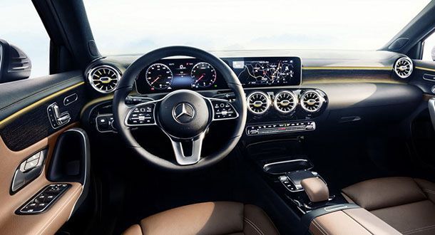 เปิดภาพแรก ห้องโดยสาร 2018 Mercedes-Benz A-Class
