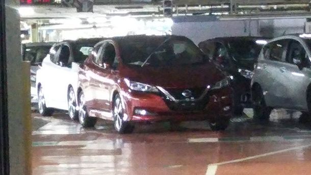 สปายช็อต 2018 Nissan Leaf เหมือนถูกแอบถ่ายในโรงงาน