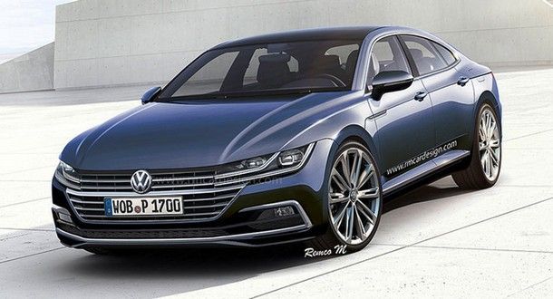 ภาพการออกแบบ Volkswagen Passat CC ซีดานหรูรุ่นใหม่ ที่มาพร้อมเส้นสายที่เฉียบคมกว่าเดิม