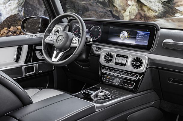 เปิดภาพห้องโดยสาร 2019 Mercedes-Benz G-Class เน้นความบึกบึนล้ำสมัย
