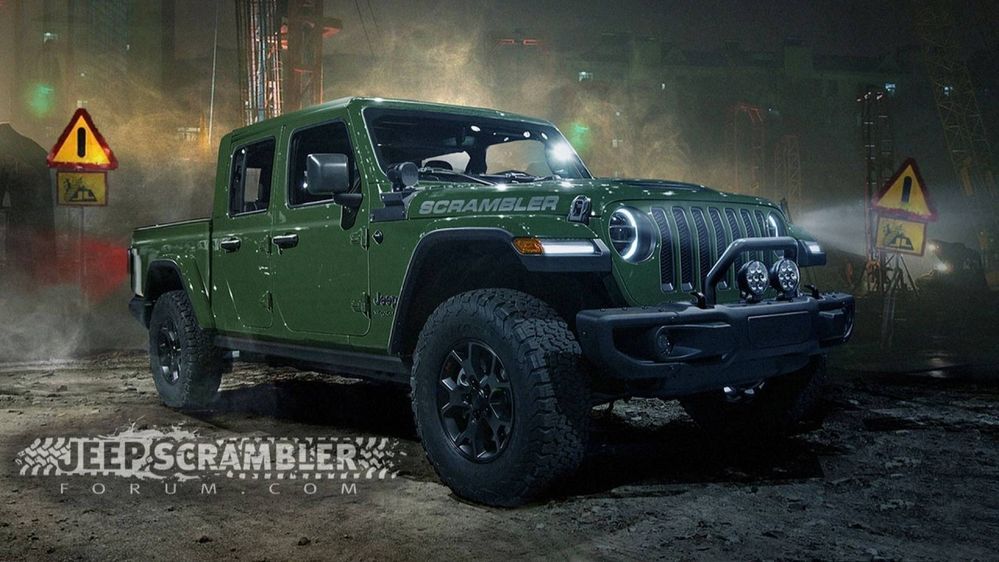 ชมภาพการออกแบบที่คาดว่ามีความเป็นไปได้สูงมากสำหรับ 2020 Jeep Scrambler ปิกอัพสายพันธุ์แกร่งที่แท้จริง