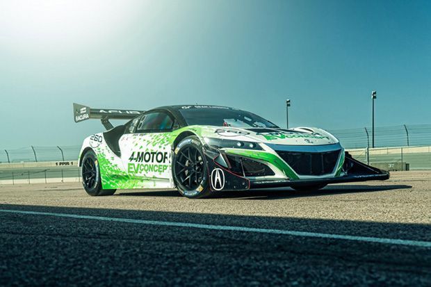Acura เปิดตัว NSX ตัวแข่งต้นแบบพลังไฟฟ้าไต่เขา Pikes Peak