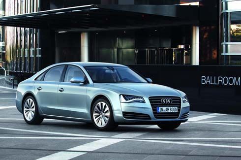 ใหม่ Audi A8 Hybrid ซีดานหรูรักสะอาด พร้อมเข้าสู่สายการผลิตในปี 2012