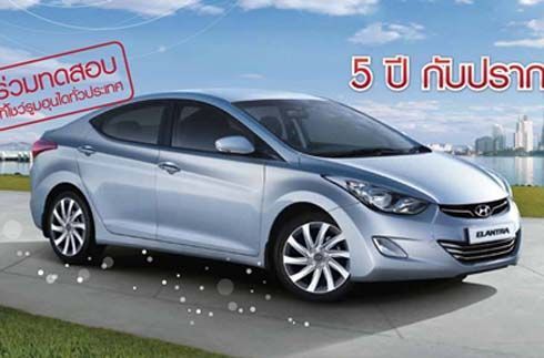 Hyundai Elantra รุ่น 1.8 The Celebration รุ่นนำเข้า ฉลอง 5 ปีแห่งความสำเร็จ