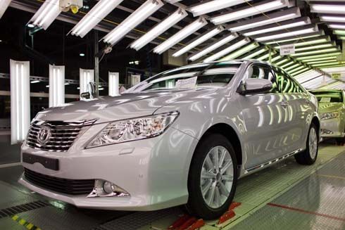 Toyota เริ่มเดินสายการผลิต All-New Camry โฉมใหม่ปี 2012 เวอร์ชั่นรัสเซียแล้ว