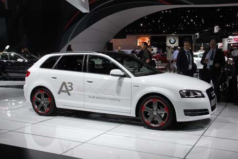 Audi เปิดตัว A3 e-tron Hatchback พลังไฟฟ้า ที่งาน 2011 LA Auto Show