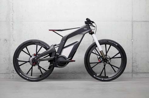 Audi e-Bike Concept จักรยานพลังงานไฟฟ้าต้นแบบ แล่นได้ไกล 50-70 กิโลเมตร