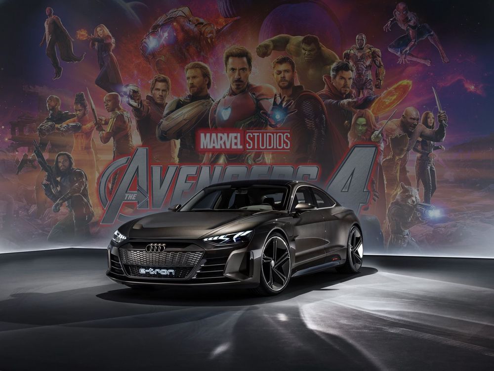 The Audi E-Tron GT à¸à¸¥à¸±à¸à¹à¸à¸à¹à¸²à¸à¸£à¹à¸­à¸¡à¸­à¸§à¸à¹à¸à¸¡à¹à¸à¸¡à¸«à¸²à¸ à¸²à¸à¸¢à¸à¸à¸£à¹ Avengers 4 à¸à¸²à¸ Marvel
