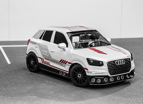 Audi พัฒนา Q2 รถโมเดลโชว์เทคโนโลยีจอดรถอัตโนมัติอัจฉริยะ