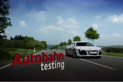 Audi R8 รุ่นปี 2013 ในวีดีโอเบื้องหลังการพัฒนา โดยทีมงานวิศวกรของบริษัทฯ