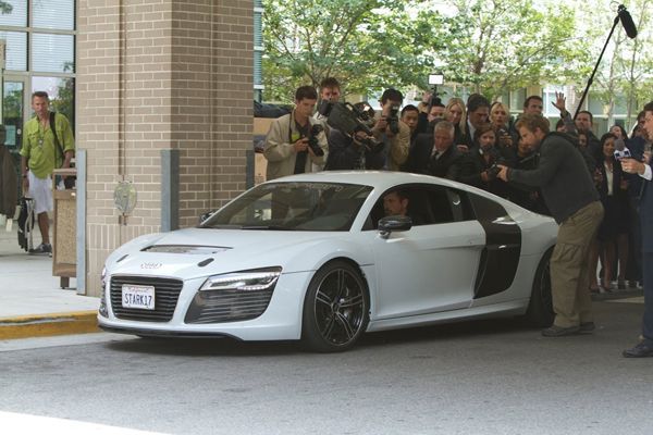 จับตา Audi R8 e-tron ซูเปอร์คาร์พลังไฟฟ้าโชว์ตัวใน Iron Man ภาค 3