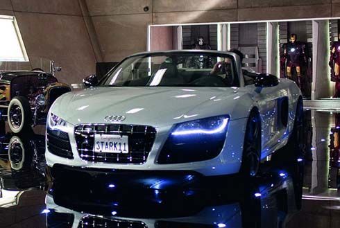 Audi R8 Spyder เปิดตัวพร้อมโฆษณาชุดใหม่ ในฐานะซุปเปอร์คาร์คู่กายพระเอกใน Iron Man 2