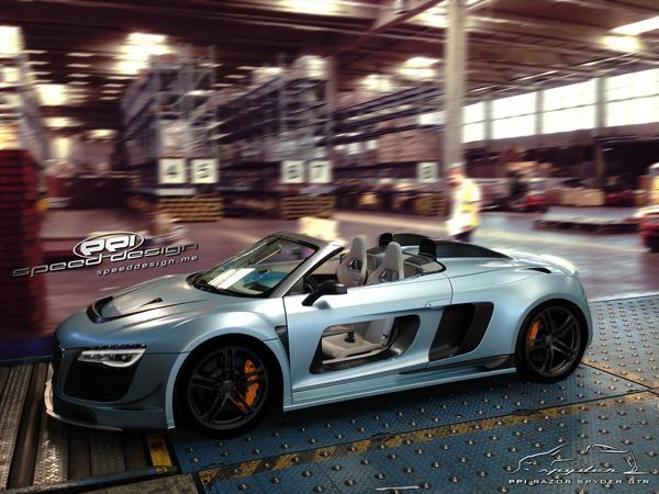 Audi R8 V10 แปลงโฉมหัวจรดท้ายเป็นเวอร์ชั่น "PPI Razor Spyder GTR"