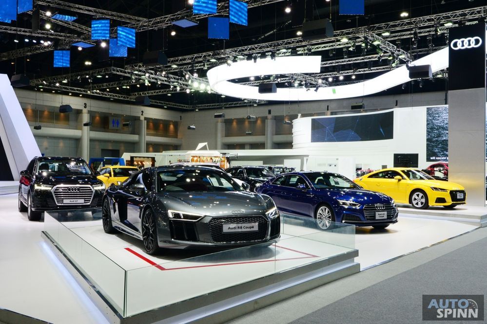 TIME2017: พาชมรถยนต์ใหม่ค่าย Audi นำทัพโดย Audi R8 Coupé V10 กับค่าตัว 18.999 ล้านบาท