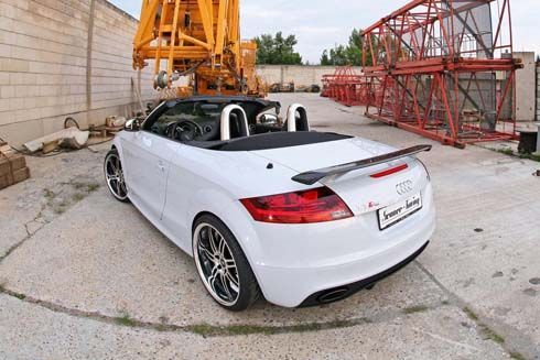 Audi TT-RS สปอร์ตเปิดประทุน เสริมหล่อหน้าตา แรงม้าขยับอีก 89 ตัว โดย Senner Tuning