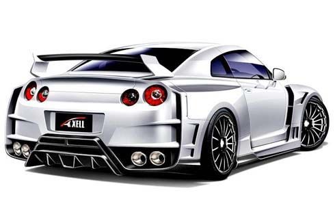 Axell Auto อวดภาพชุดแรก Nissan GT-R ในชุดแต่งใหม่ ก่อนเปิดตัวที่ 2011 Tokyo Auto Salon