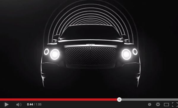 มาแล้ว Bentley ปล่อยทีเซอร์รถเอสยูวีรุ่นแรก เปิดขายแน่ปี 2016