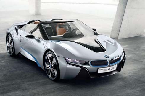 เผยโฉมแล้ว BMW i8 Concept Spyder รถสปอร์ตเปิดประทุนขนาด 349 แรงม้า