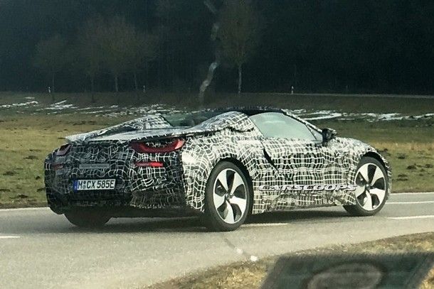 อาจได้พบกันเร็วๆ นี้ BMW i8 Spyder สปอร์ตไฮบริด เปิดประทุน กับการอัพเกรดใหม่ทั้งคัน