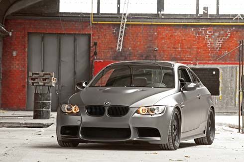 BMW M3 Coupe สีเทาด้านพิเศษจาก Cam Shaft พร้อมของแต่งแบรนด์เนม