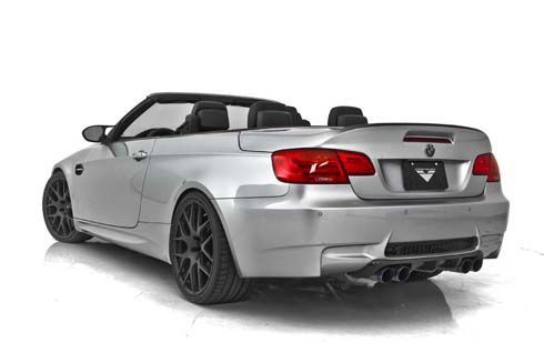 BMW Series 3 Convertible (E93) ติดฝากระโปรงหลังคาร์บอนไฟเบอร์โดย Vorsteiner