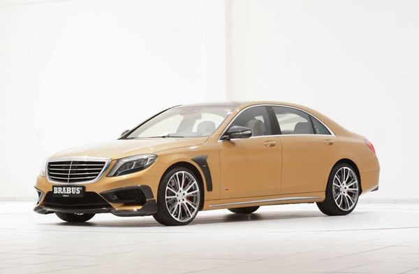 อร่ามมาเลย! Brabus โชว์ Mercedes-Benz S63 AMG ตัวถังสีทองสุดหรู