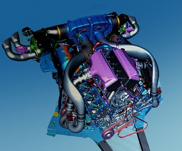 เผยภาพร่างคอมพิวเตอร์ ขุมพลังตัวท็อปของ Chevrolet Corvette รุ่นใหม่