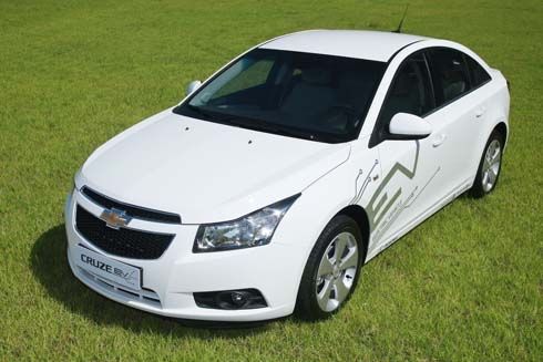 Chevrolet Cruze/Daewoo Lacetti EV รถไฟฟ้าต้นแบบ 201 แรงม้า เตรียมทดสอบในเกาหลีใต้
