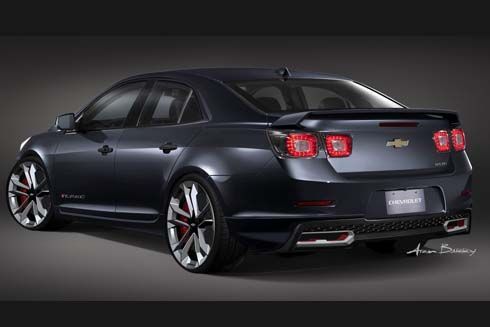 Chevrolet Malibu Turbo Performance Concept มิดไซส์ซีดานแต่งสปอร์ต